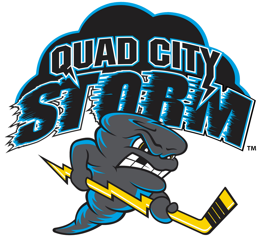 Quad City Storm 2018 19-Pres Primary Logo iron on paper